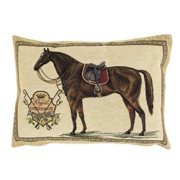 gobelin kussen paard zadel rood 30x45cm, Huis en Inrichting, Verzenden, Nieuw