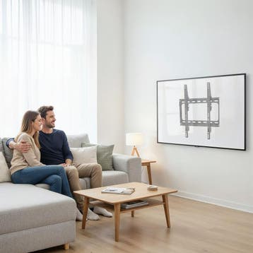 TV muurbeugel kantelbaar voor 26 (66cm) - 75 (191cm), Verzenden, Nieuw