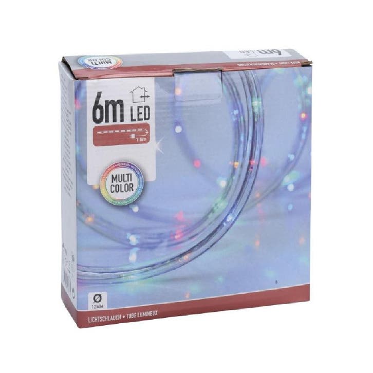 Lichtsnoer met gekleurde LED 6 meter - Lichtslangen, Diversen, Kerst, Ophalen of Verzenden