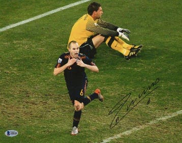 Spain - Wereldkampioenschap Voetbal - Andres Iniesta - Foto,, Nieuw
