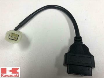 Kawasaki motorbike 4 pin naar 16 pin verloopkabel – adapter, Ophalen of Verzenden