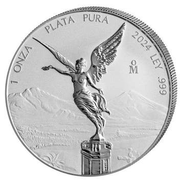 Mexico. 1 Onza 2024 1 Onza Mexican Silver Libertad Reverse