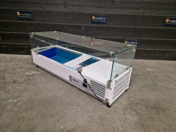 Opzetkoelvitrine | Tefcold | glas | 120 cm | 230V | horeca, Nieuw zonder verpakking, Koelen en Vriezen