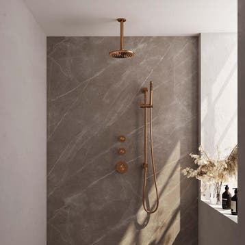 Brauer Copper Edition Thermostatische Regendoucheset Inbouw, Ophalen of Verzenden, Nieuw