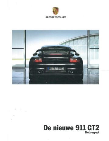 2008 PORSCHE 911 GT2 HARDCOVER BROCHURE NEDERLANDS, Boeken, Nieuw, Porsche, Author