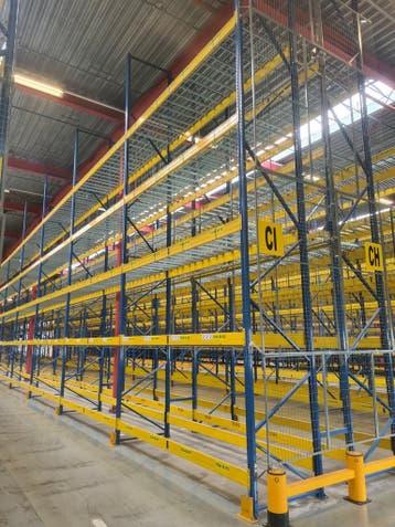 Nedcon palletstelling staander 4000x1100mm (100x65) blauw,, Ophalen of Verzenden