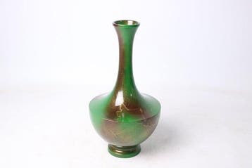 Vaas - Koper - Japan - Marbled Green-Gold Patina (Zonder