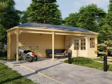 Veiling: Gretel - Tuinhuis 44mm 7900x2500x2820mm onbehandeld, Ophalen