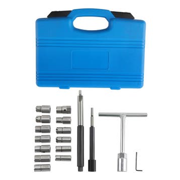17 stuks Diesel Injector Seat Cutter Set Seating Gereedsc..., Verzenden, Gereviseerd, Seat