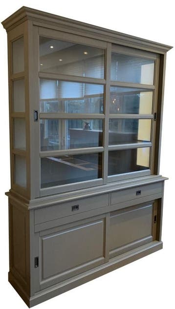 Buffetkast taupe Nijkerk 180 x 240cm, Huis en Inrichting, Kasten | Buffetkasten, Ophalen of Verzenden, Nieuw