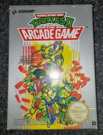 Turtles II the arcade game (NES tweedehands game), Spelcomputers en Games, Games | Nintendo NES, Ophalen of Verzenden, Zo goed als nieuw