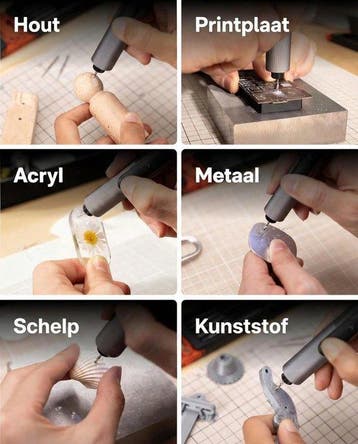HOTO SNAPBLOQ™ D-A03 Electric Mini Drill Set (20-Piece) – El, Doe-het-zelf en Verbouw, Verzenden, Nieuw
