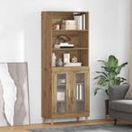 vidaXL buffetkast Artisan Eiken 69,5 x 32,5 x 180 cm Bewerkt, Minder dan 50 cm, Verzenden, Nieuw, Minder dan 100 cm