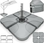 Parasolvoet - Parasoltegels - Vulbaar - Voor kruisvoet - Gri, Verzenden, Zo goed als nieuw