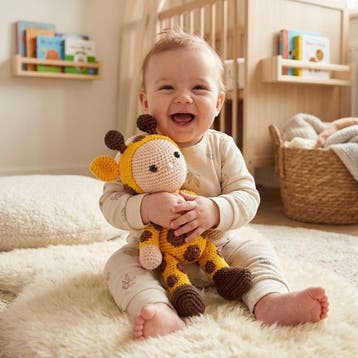 Giraffe Guus Haken - Beesie-Poppen - Haakpret Anja Toonen, Ophalen of Verzenden, Nieuw