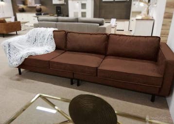 Bankstel Westervoort - rechte banken - Bruin, Nieuw, Stof
