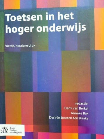 9789036816786 Toetsen in het hoger onderwijs | Tweedehands, Boeken, Schoolboeken, Verzenden, Zo goed als nieuw, Henk van Berkel