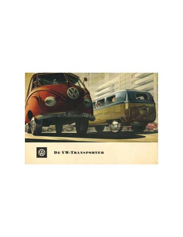 1954 VOLKSWAGEN TRANSPORTER BROCHURE NEDERLANDS, Boeken, Nieuw, Volkswagen, Author