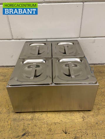 RVS GN bakhouder 4 x 1/6 gastronorm GN 34 cm Horeca, Ophalen of Verzenden, Nieuw in verpakking