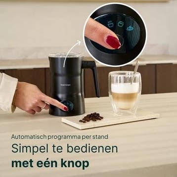 4-in-1 Melkopschuimer met Antikleeflaag, Witgoed en Apparatuur, Verzenden, Zo goed als nieuw