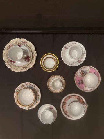 Koffie- en theeservies (8) - Porselein