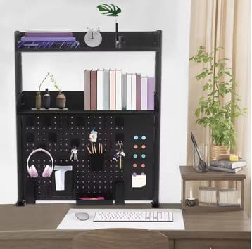 Bureau Boekenrek met Klem – 2-Laags Organizer en Opbergrek, Verzenden, Nieuw
