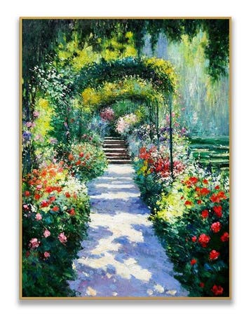 Stefano - Garden Path in Bloom
