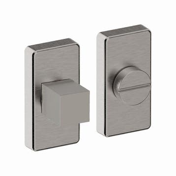 Shuffle toilet-/badkamersluiting rechthoek - RVS, Doe-het-zelf en Verbouw, Hang- en Sluitwerk, Verzenden, Nieuw