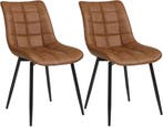 24goodz Eetkamerstoelen Set van 2 - Ergonomisch Ontwerp - Vl, Huis en Inrichting, Stoelen, Verzenden, Nieuw