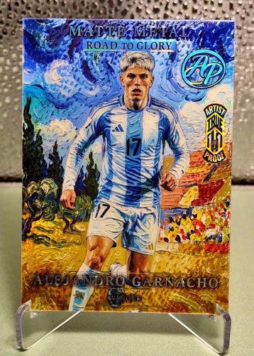 Wild Card Matte Metal Alejandro Garnacho True 1/1 Enige, Nieuw