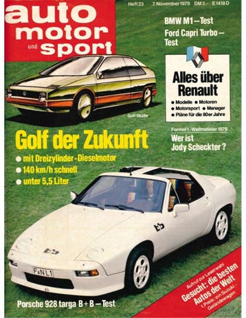 1979 AUTO MOTOR UND SPORT 23 DUITS, Nieuw, Author