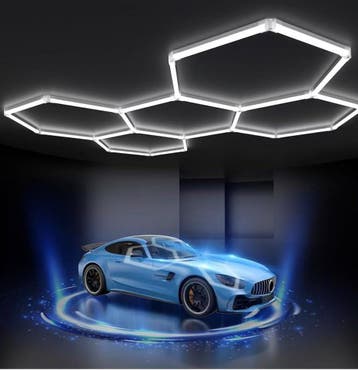 Hexagon verlichting Set | 5 hexagons | 192W | 6000K, Ophalen of Verzenden, Nieuw in verpakking, Verlichting