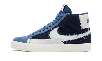 Nike SB Zoom Blazer Mid Sashiko Mystic Navy, Nieuw