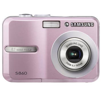 Samsung S860 Digitale Compact Camera - Roze (In doos), Verzenden, Zo goed als nieuw