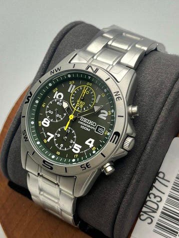 Seiko - Chronograph - Zonder minimumprijs - SND377P1 100M –