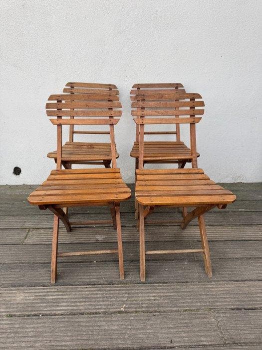 Klapstoel (4) - Hout, Antiek en Kunst, Curiosa en Brocante