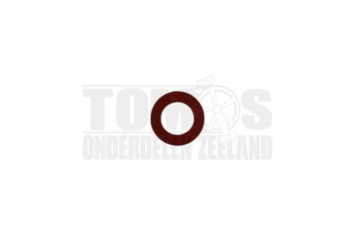 Tomos Koppelings fiber ring M8x14mm aftapbout / olie vulbout, Fietsen en Brommers, Brommeronderdelen | Algemeen, Nieuw, Ophalen of Verzenden