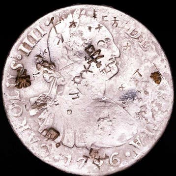 Spanje. Carlos IV. 8 Reales 1796 Lima IJ Resellos