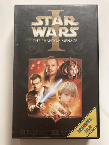 STAR WARS EPISODE 1 THE PHANTOM MENACE (EX RENTAL) (VHS), Cd's en Dvd's, VHS | Film, Verzenden, Gebruikt