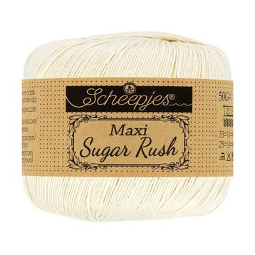 Scheepjes Maxi Sugar Rush - 130 old lace - Katoen Garen, Ophalen of Verzenden, Nieuw