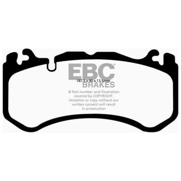 EBC 08-13 Mercedes-Benz C63 AMG (W204) 6.2 Bluestuff Front, Auto-onderdelen, Remmen en Aandrijving, Ophalen of Verzenden, Nieuw