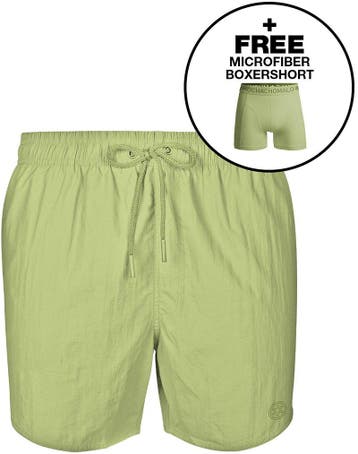 Muchachomalo Solid Zwembroek Groen maat S Heren, Muchachomalo, Verzenden, Nieuw, Groen