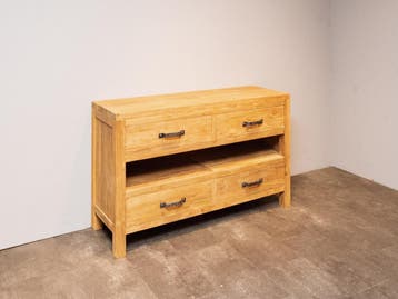 Teak badkamermeubelset compleet badmeubel, Ophalen of Verzenden, Nieuw