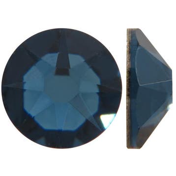 2 x Swarovski Montana plat strass steentje 6mm, Ophalen of Verzenden, Nieuw, Overige typen