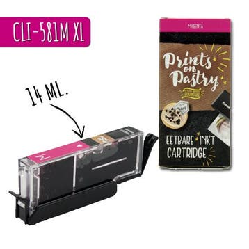 Eetbare Inkt Cartridge Rood XL (CLI-581M), Verzenden, Nieuw