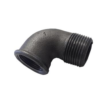 Gietijzeren knie 90° 1 bi-bu, Doe-het-zelf en Verbouw, Verwarming en Radiatoren, Verzenden, Nieuw