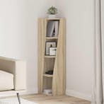 vidaXL Hoekkast Sonoma Eiken 27,5x27x102cm Bewerkt hout, Verzenden, Nieuw