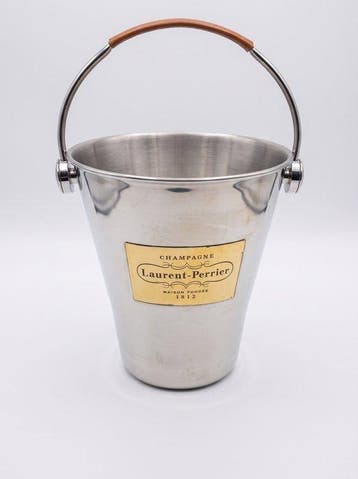 Laurent-Perrier - Champagne koeler - Leder, Verzilverd, Antiek en Kunst