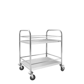 GGM Gastro | Serveerwagen - 705x405mm - met 2 bladen & |, Verzenden