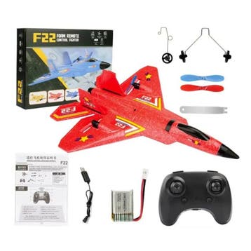 F22 Raptor RC Jet Glider met Afstandsbediening - Bestuurbaar, Verzenden, Nieuw